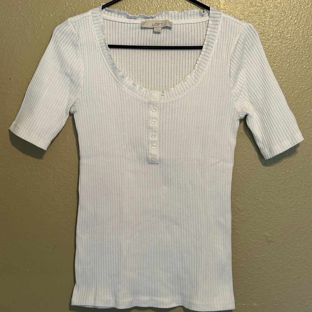 Loft  white top